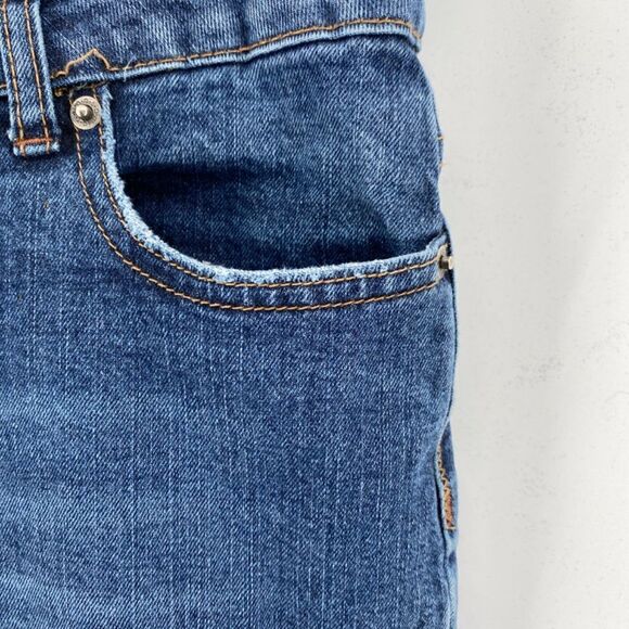 🎁5/$25 Moto Jeans Women 30 Skinny 5 Pocket Blue Denim Full Zip Button Closure - Picture 6 of 16